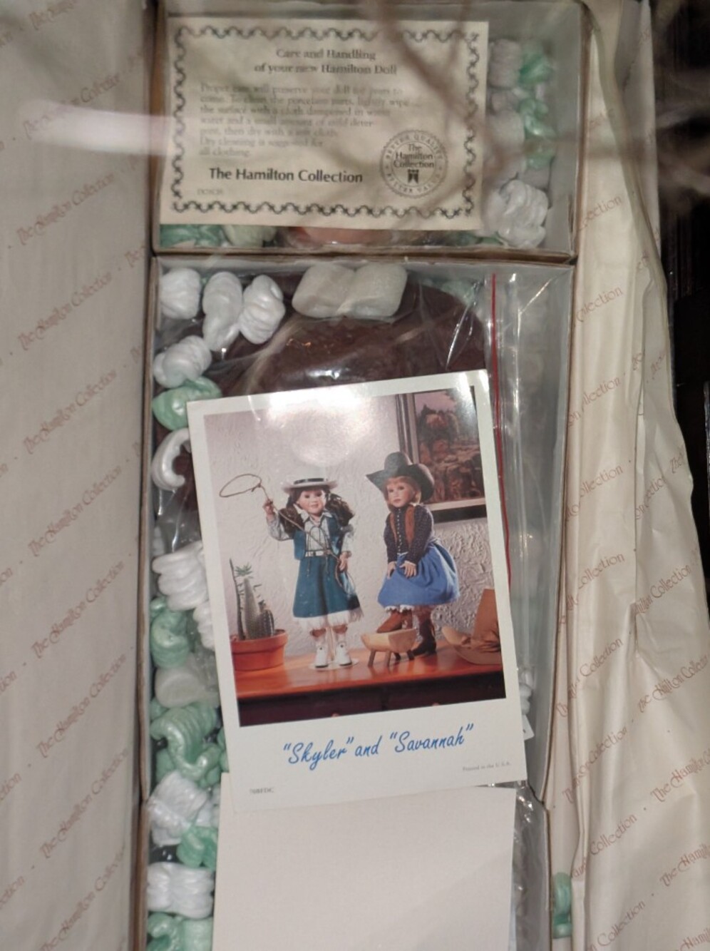 1993 Hamilton Collection "Savannah" Connie Johnston Porcelain Doll